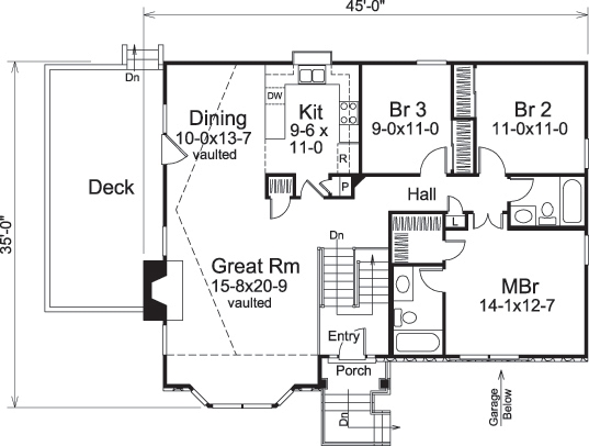 Floor Plan Main Level