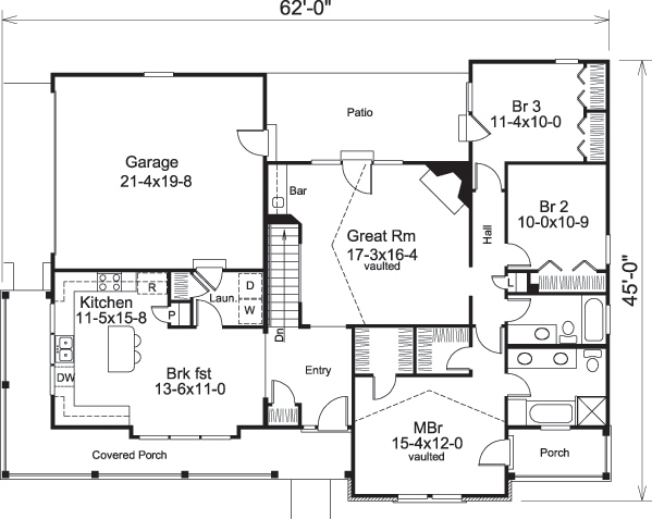 Floor Plan Main Level