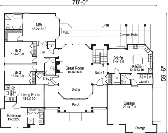 Floor Plan Main Level