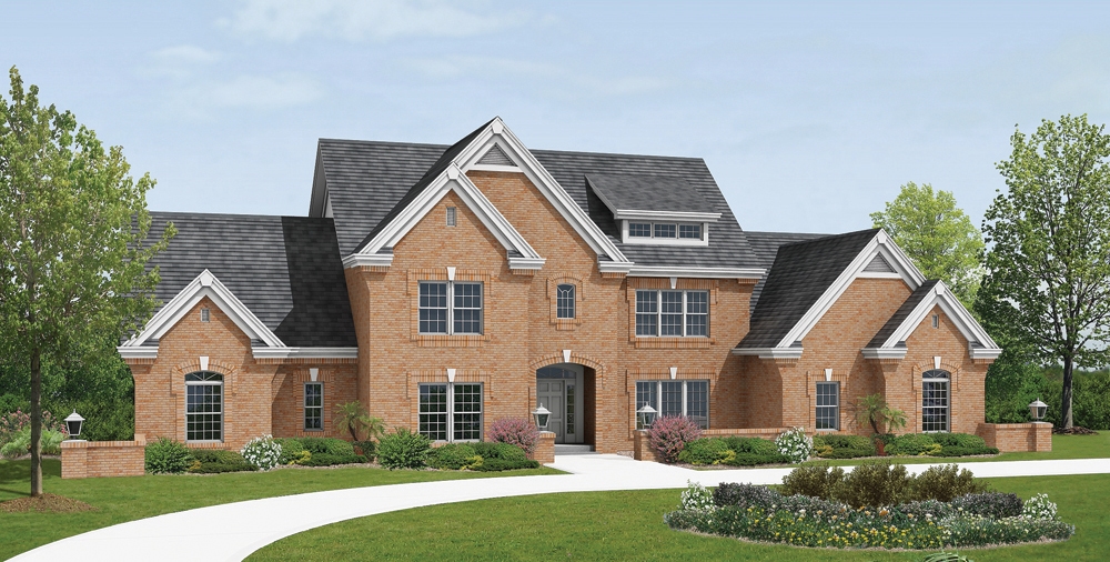 4-Bedroom, 3670 Sq Ft Traditional House Plan - 138-1183 - Front Exterior