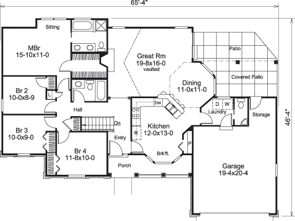 Floor Plan Main Level