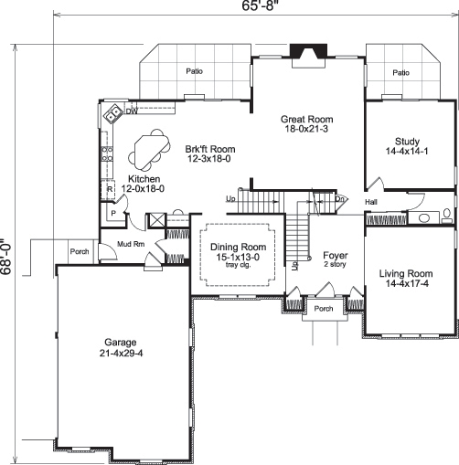 Floor Plan Main Level