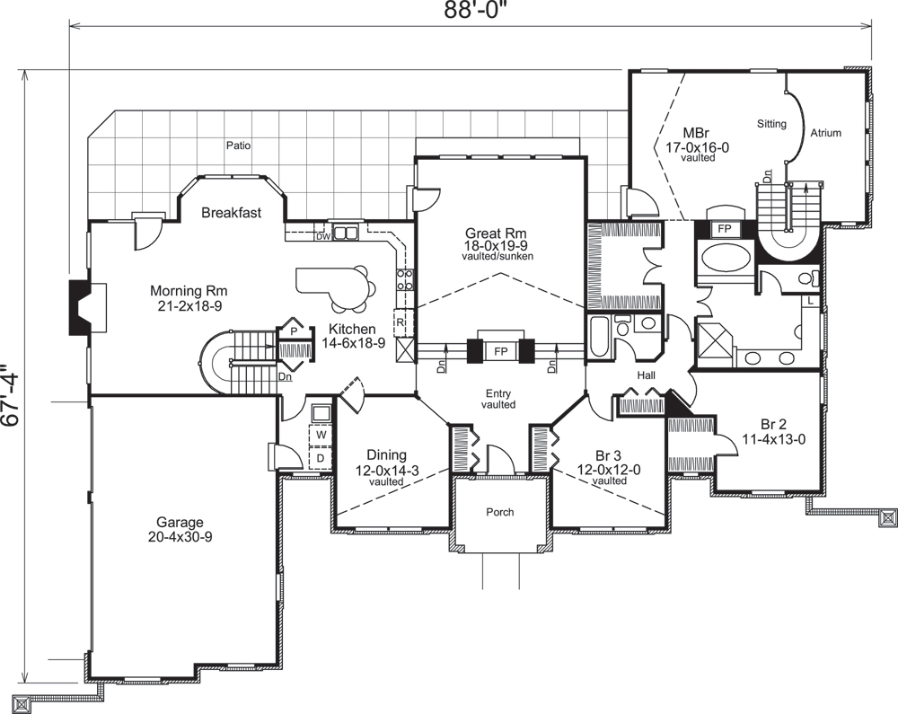 Floor Plan Main Level