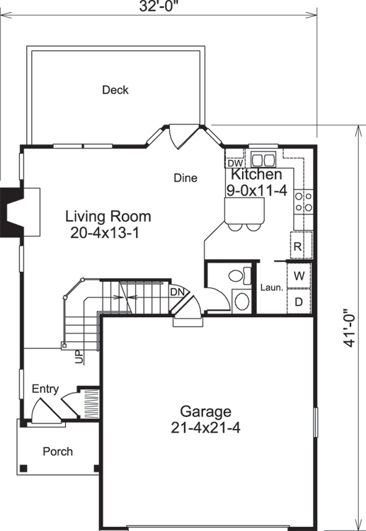 Floor Plan Main Level