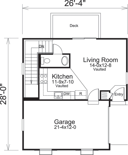 Floor Plan Main Level