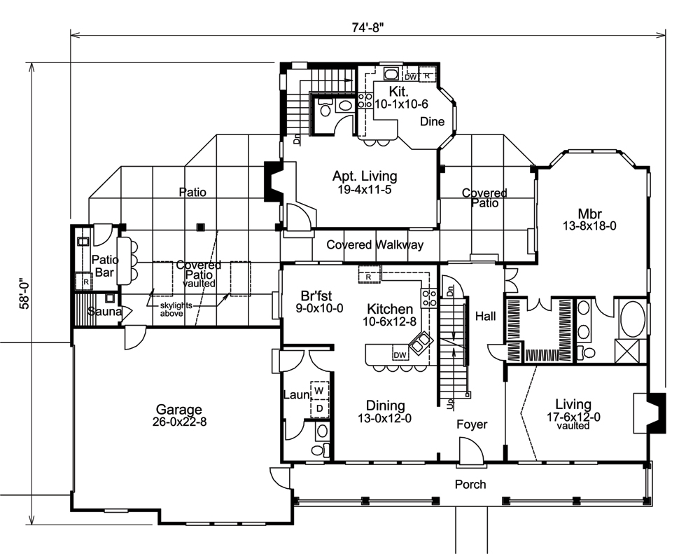 Floor Plan Main Level
