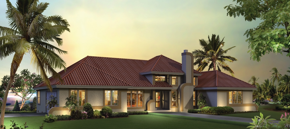 3-Bedroom, 2072 Sq Ft Ranch House Plan - 138-1252 - Front Exterior