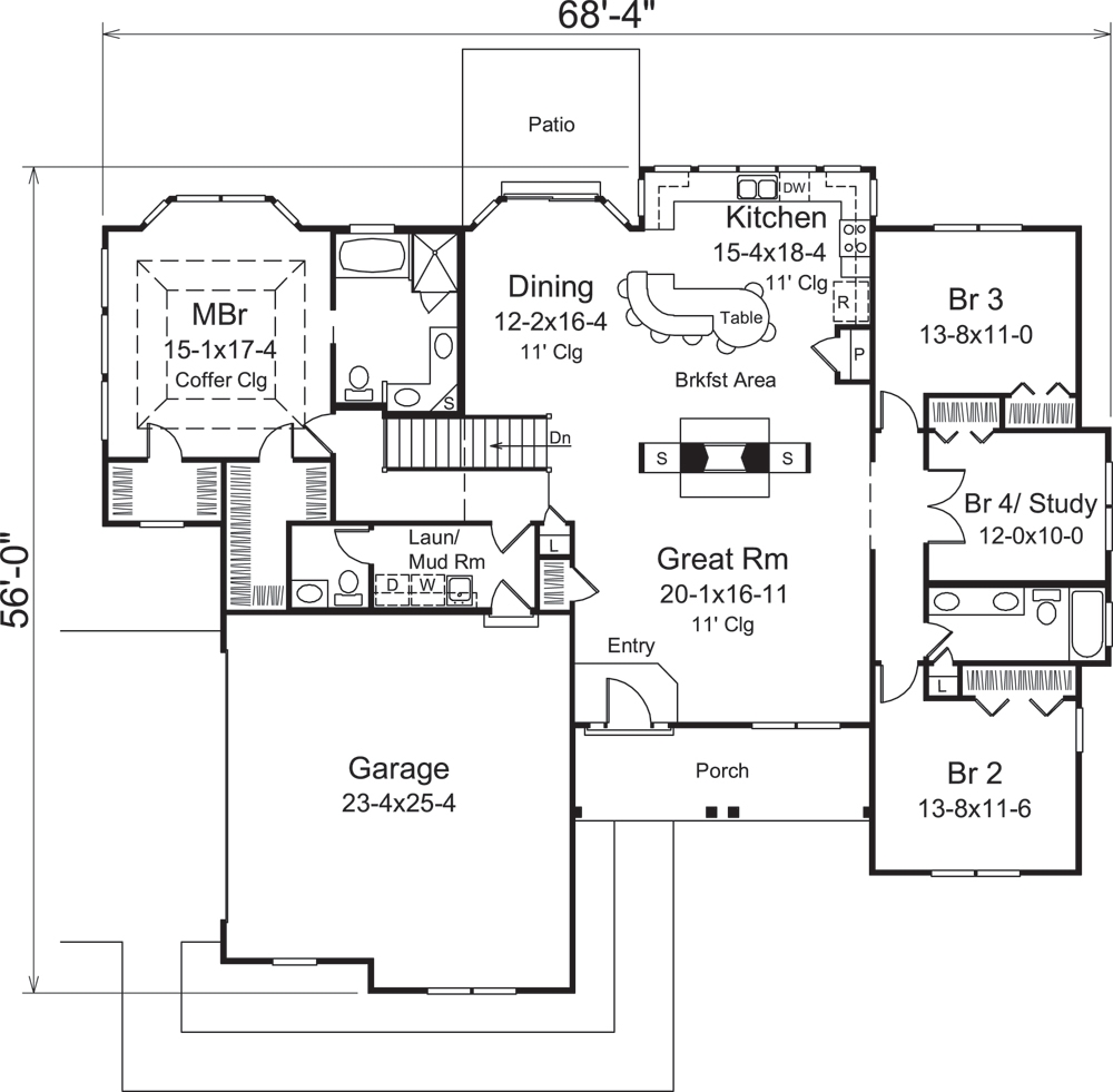 Floor Plan Main Level