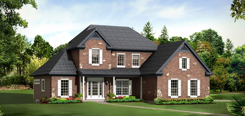 3-Bedroom, 2205 Sq Ft Country House Plan - 138-1293 - Front Exterior