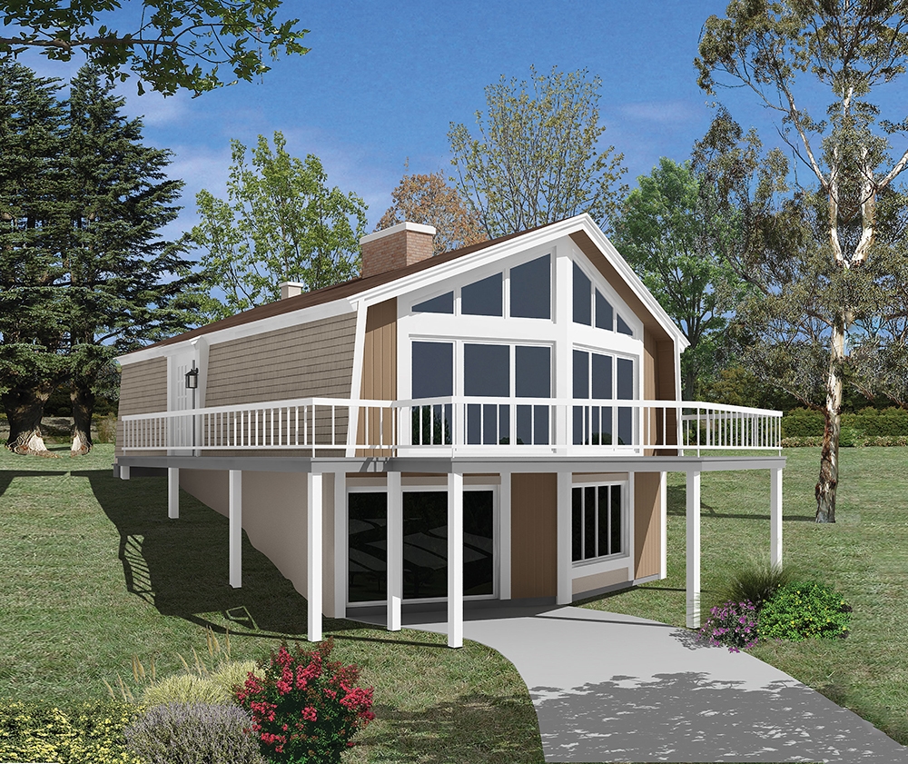 3-Bedroom, 1806 Sq Ft Vacation Homes Home Plan - 138-1329 - Main Exterior