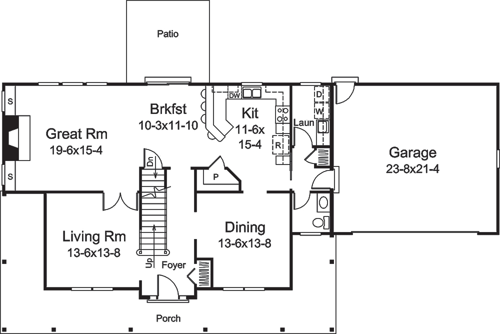 Floor Plan Main Level