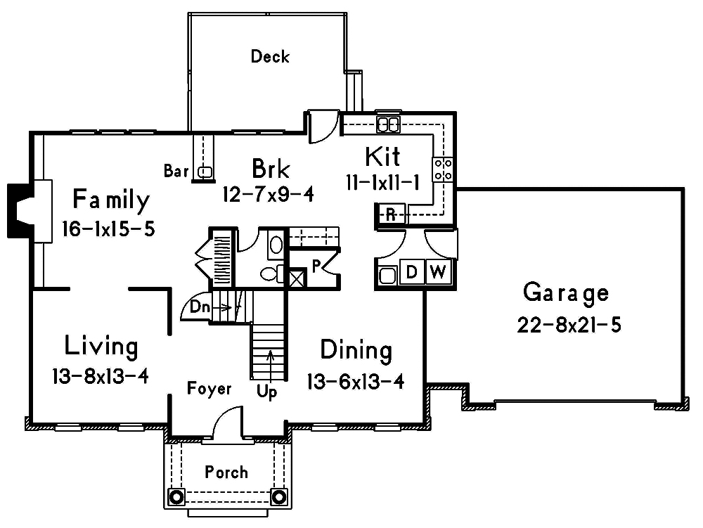 Floor Plan Main Level