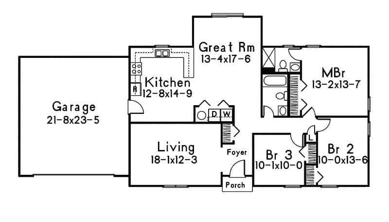 Floor Plan First Story