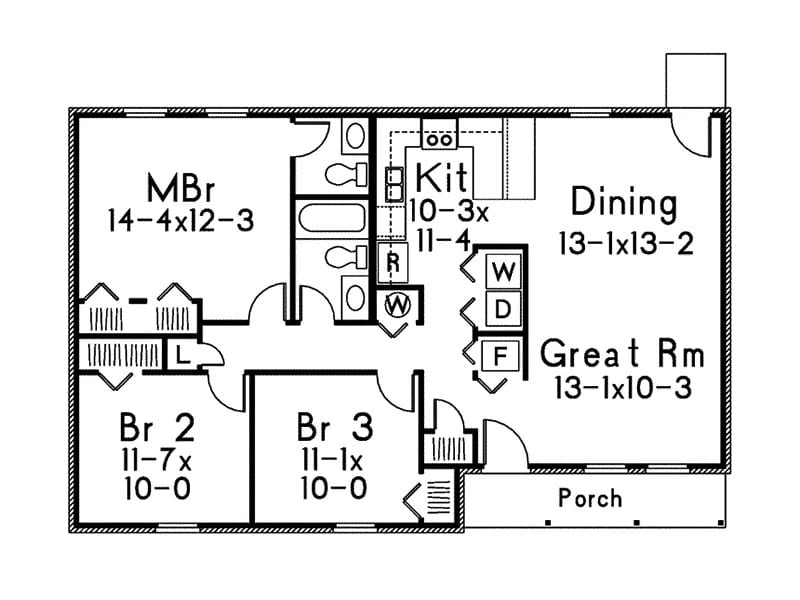 Floor Plan First Story