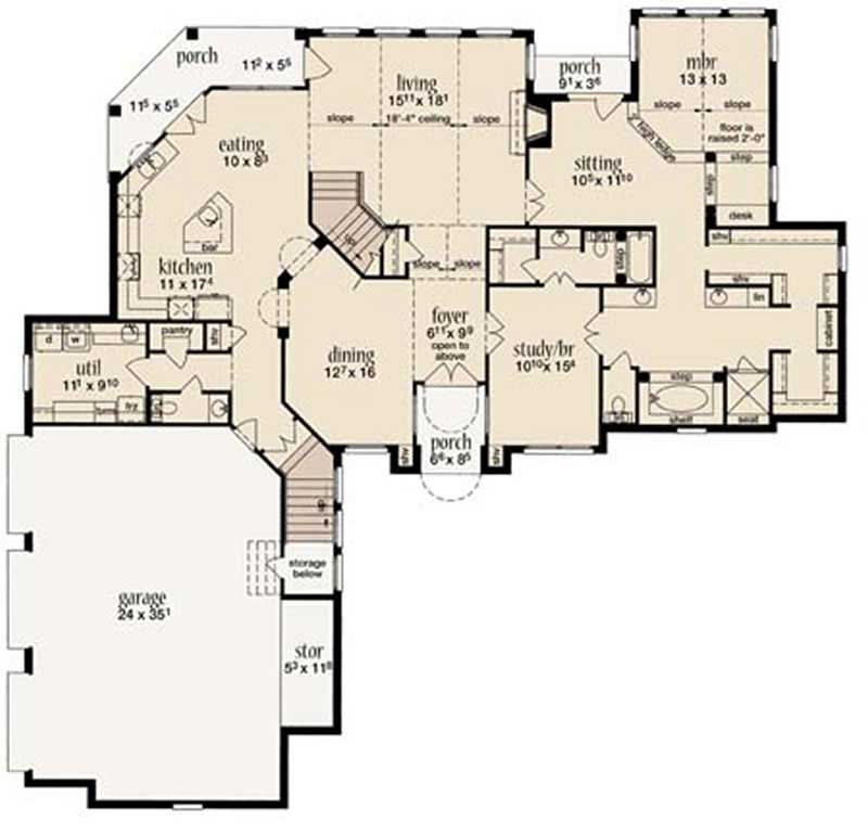 MAIN LEVEL FLOOR PLAN