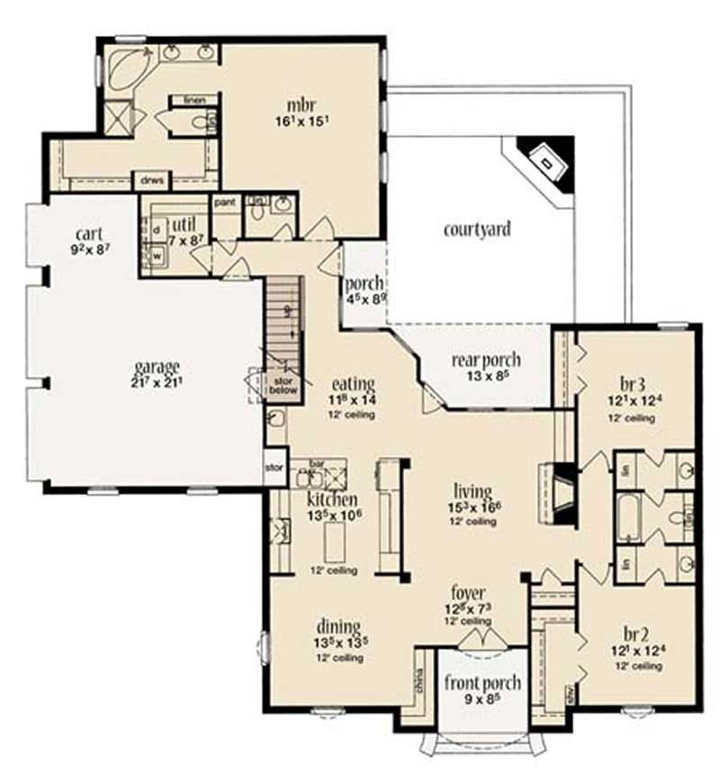 MAIN LEVEL FLOOR PLAN