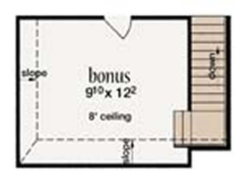 BONUS ROOM FLOOR PLAN