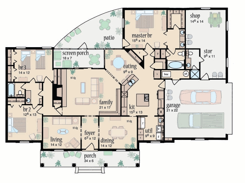 Floor Plan Main Level