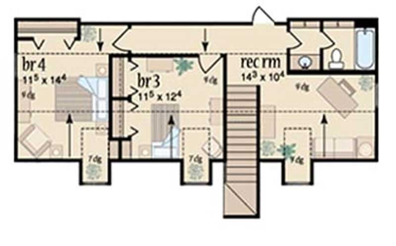 Upper Level Floor Plan