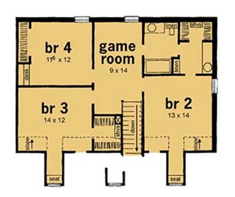 Upper Level Floor Plan