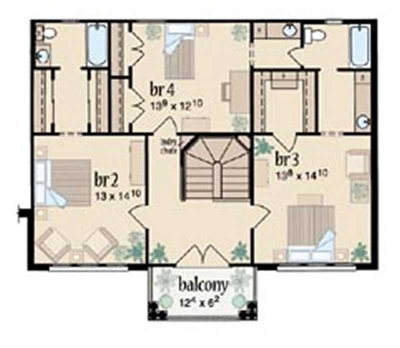 Upper Level Floor Plan