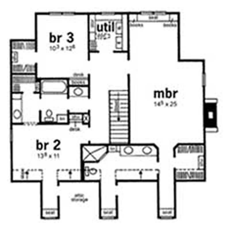 Upper Level Floor Plan