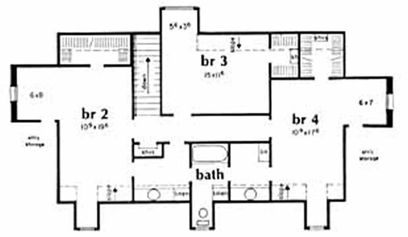Upper Level Floor Plan