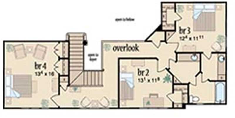 Upper Level Floor Plan