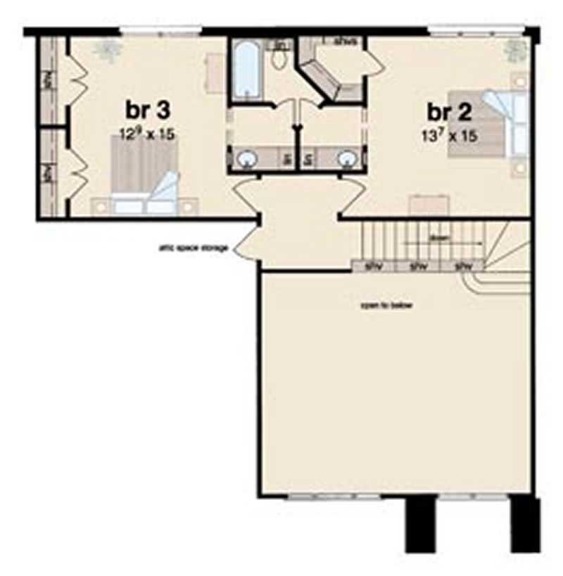 Upper Level Floor Plan