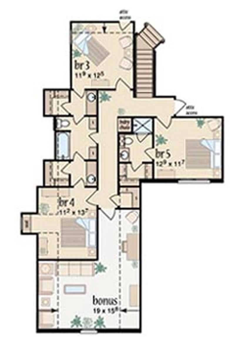 Upper Level Floor Plan