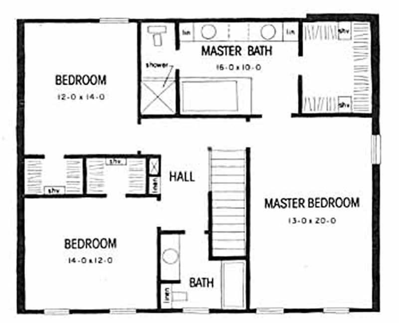 Upper Level Floor Plan