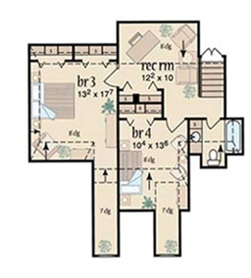 Upper Level Floor Plan