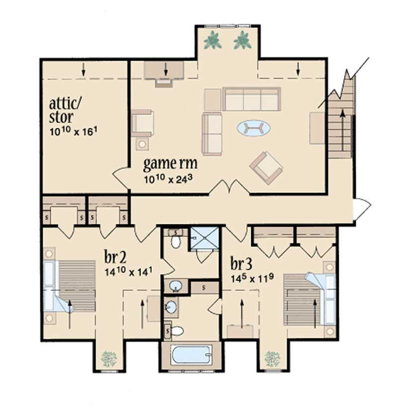 Upper Level Floor Plan