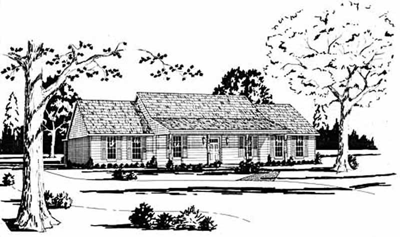 4-Bedroom, 2231 Sq Ft Ranch House Plan - 139-1119 - Front Exterior