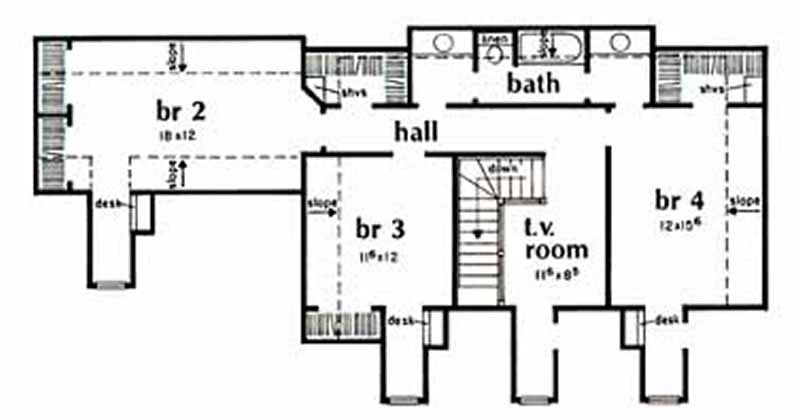 Upper Level Floor Plan