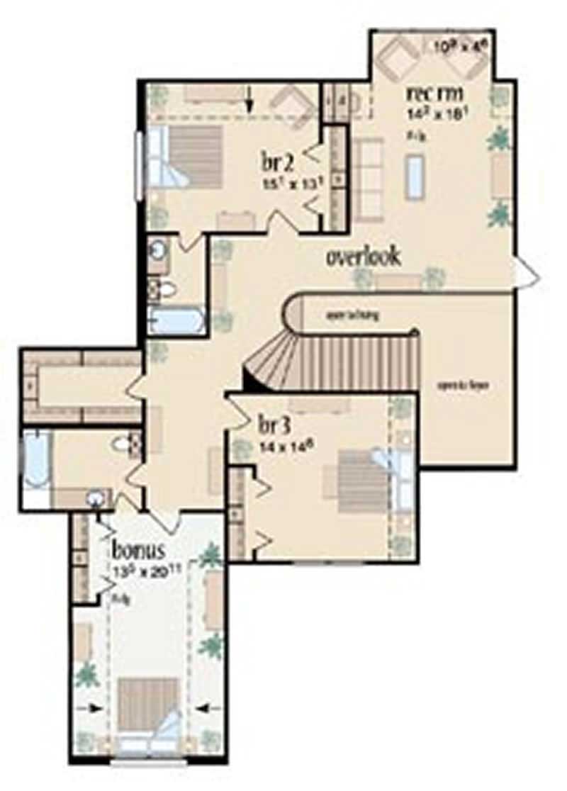 Upper Level Floor Plan