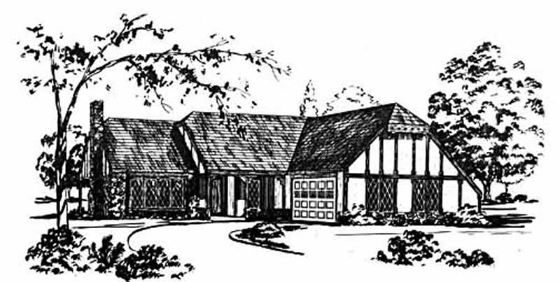 3-Bedroom, 1479 Sq Ft Ranch Home Plan - 139-1145 - Main Exterior