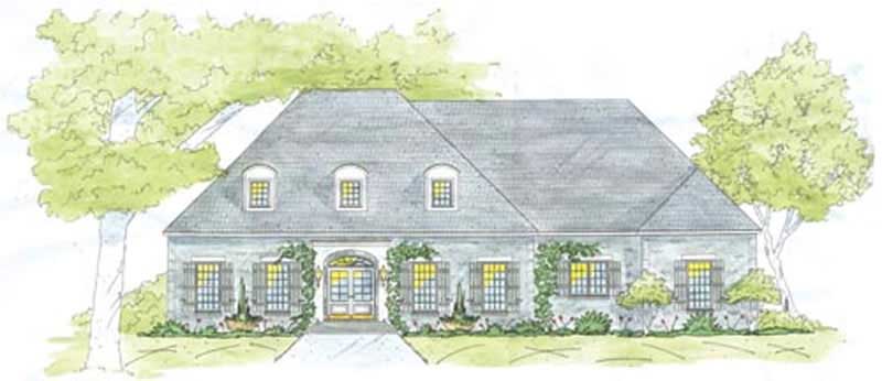 4-Bedroom, 3836 Sq Ft Home Plan - 139-1163 - Main Exterior