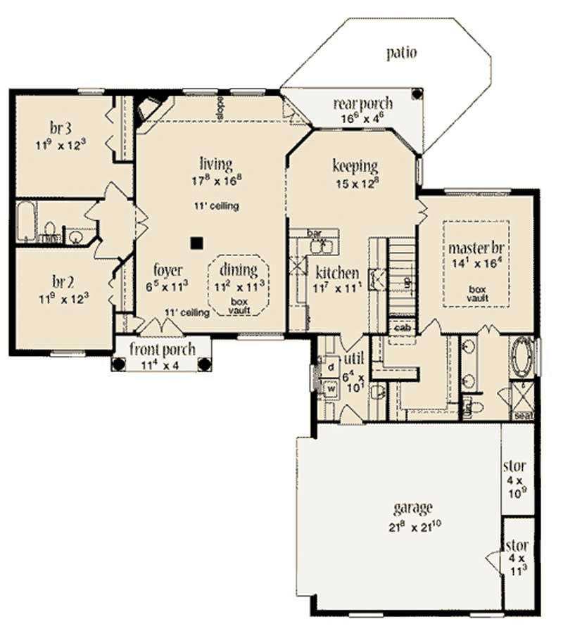MAIN LEVEL FLOOR PLAN