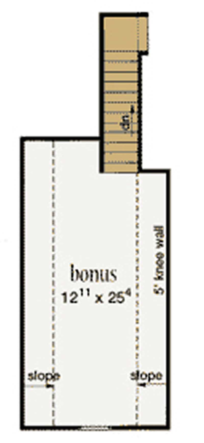 Floor Plan Bonus Room