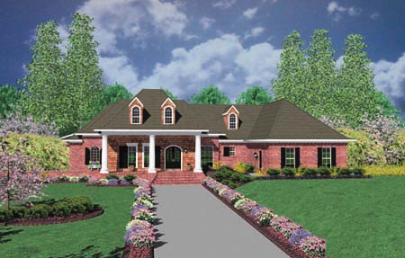 3-Bedroom, 3737 Sq Ft European Home Plan - 139-1176 - Main Exterior