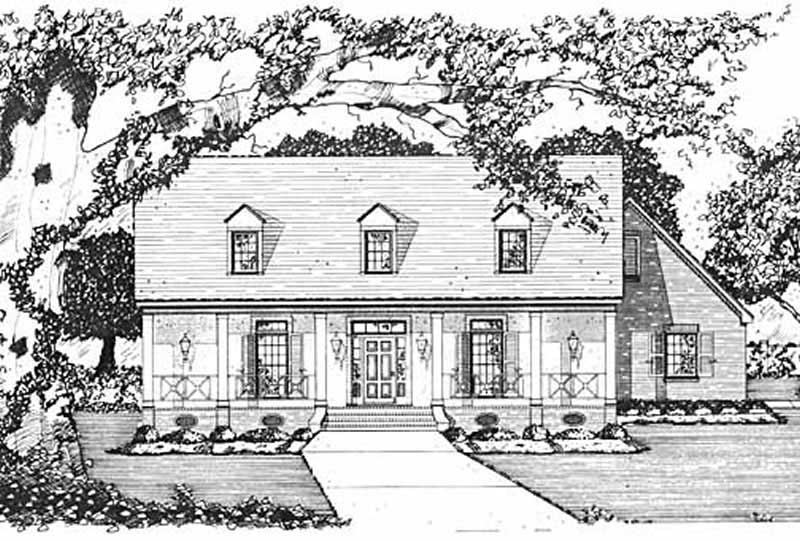 4-Bedroom, 2192 Sq Ft Colonial House Plan - 139-1185 - Front Exterior