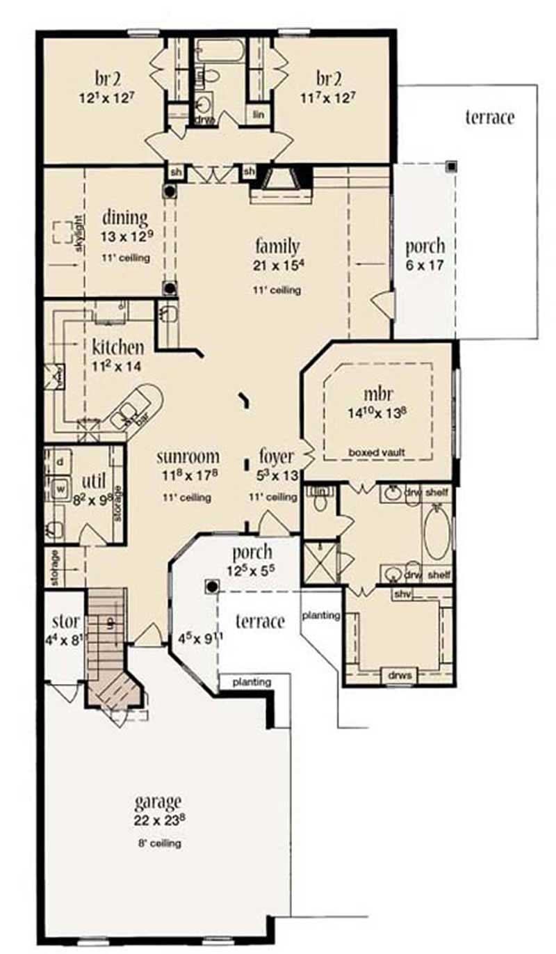 MAIN LEVEL FLOOR PLAN