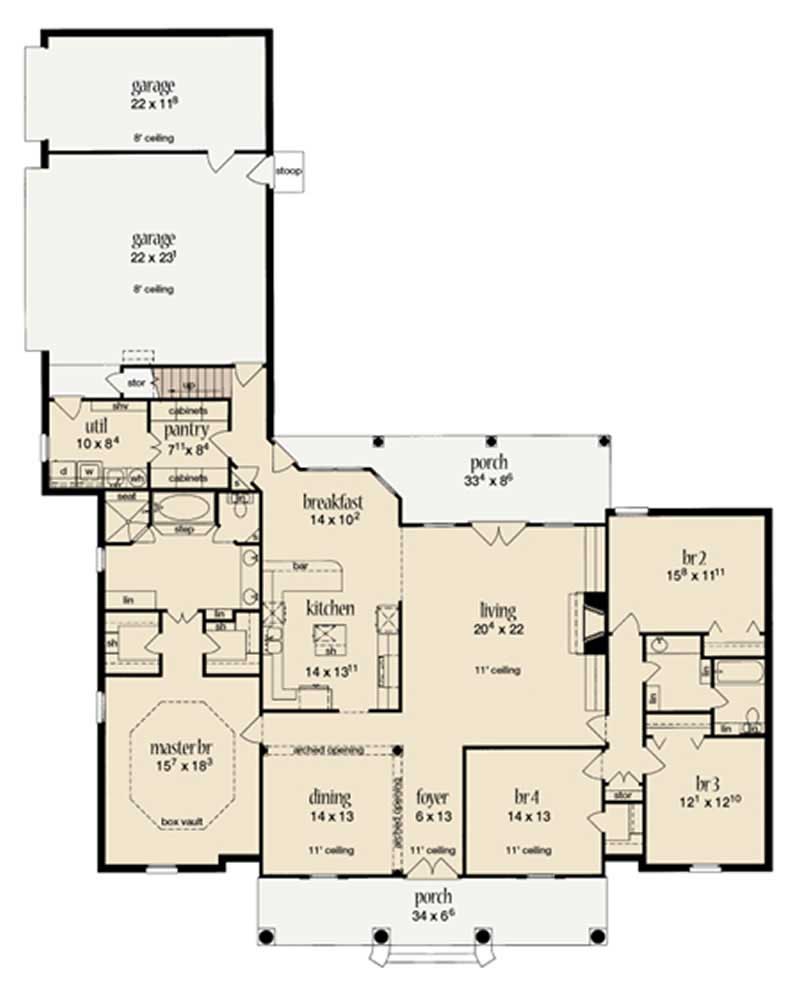 MAIN LEVEL FLOOR PLAN