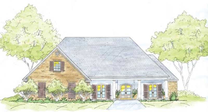 4-Bedroom, 2705 Sq Ft Home Plan - 139-1220 - Main Exterior
