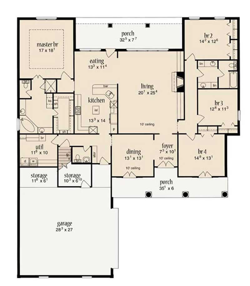 MAIN LEVEL FLOOR PLAN