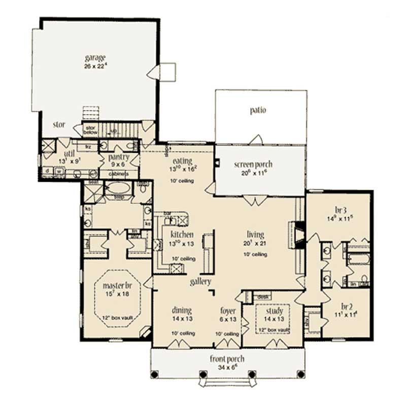 MAIN LEVEL FLOOR PLAN