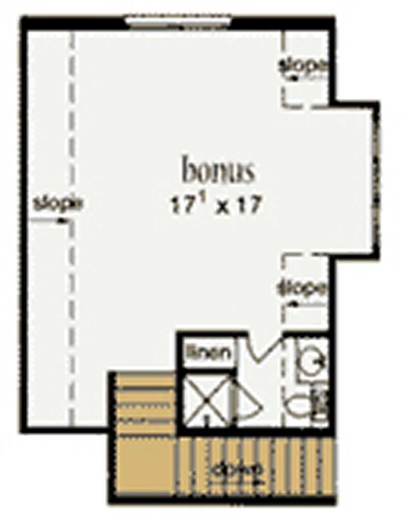 Floor Plan Bonus Room