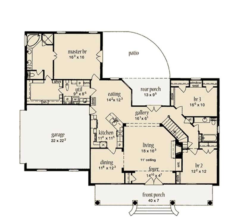 MAIN LEVEL FLOOR PLAN