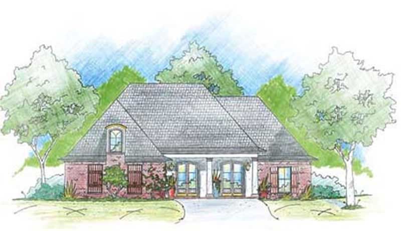 3-Bedroom, 1819 Sq Ft House Plan - 139-1238 - Front Exterior
